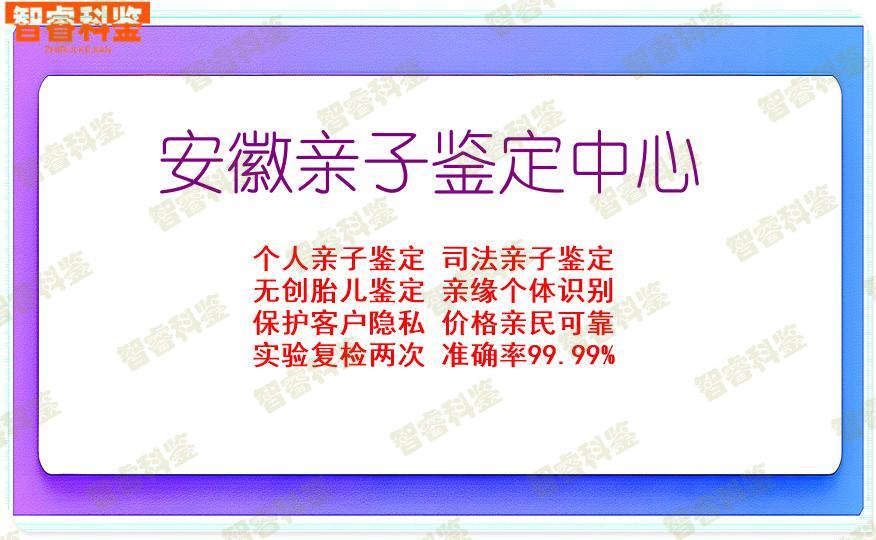 安徽亲子鉴定中心