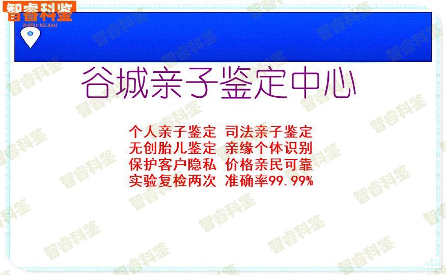 谷城亲子鉴定中心