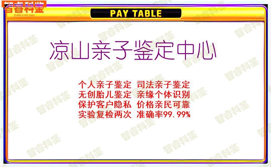 凉山亲子鉴定中心