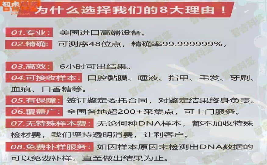 三明市10家权威亲子鉴定机构及须知